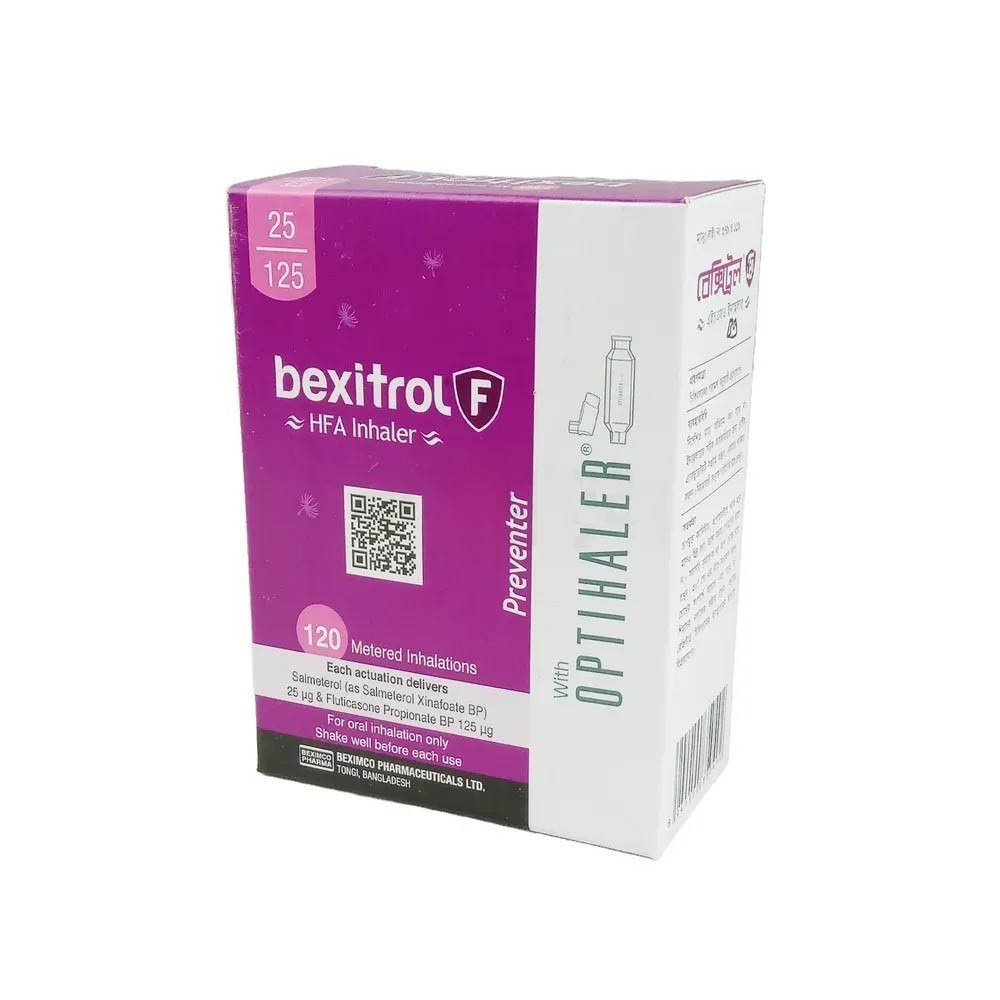 Bexitrol F(25 mcg+125 mcg)