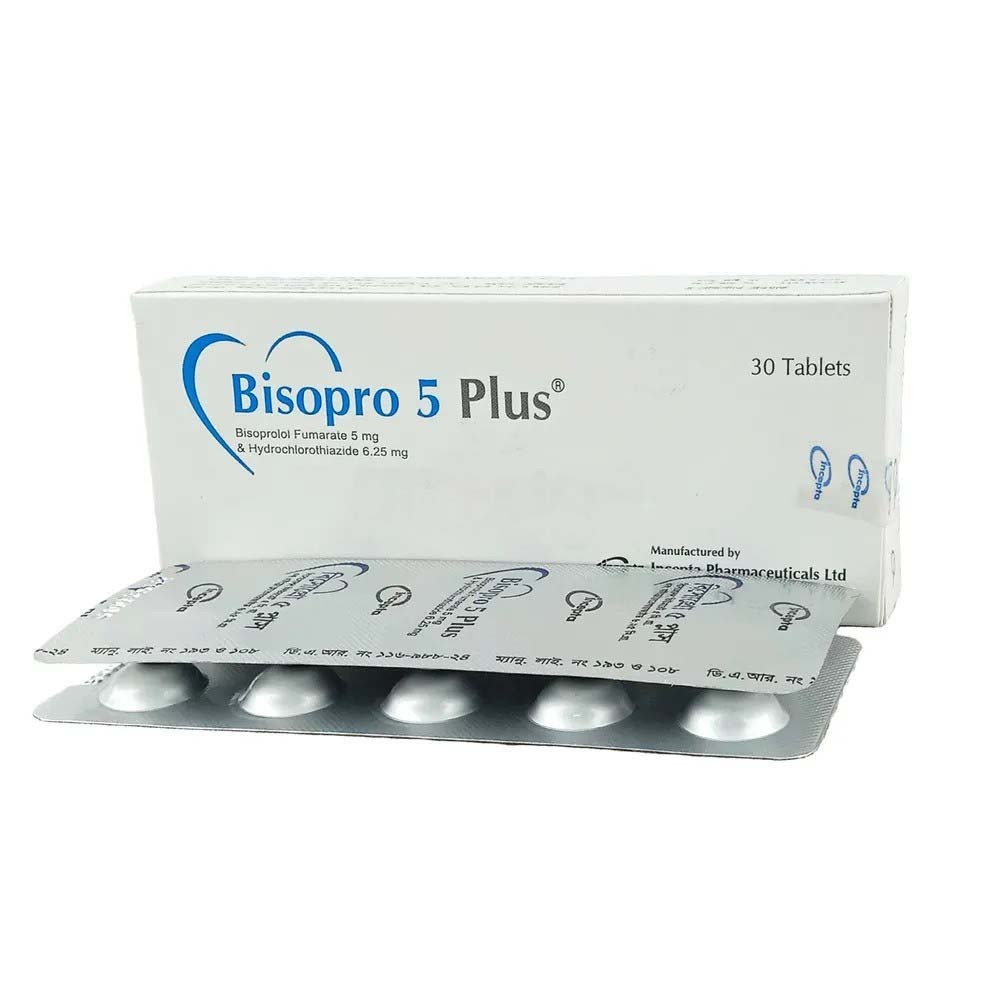 Bisopro Plus (Tablet 5 mg+6.25 mg )