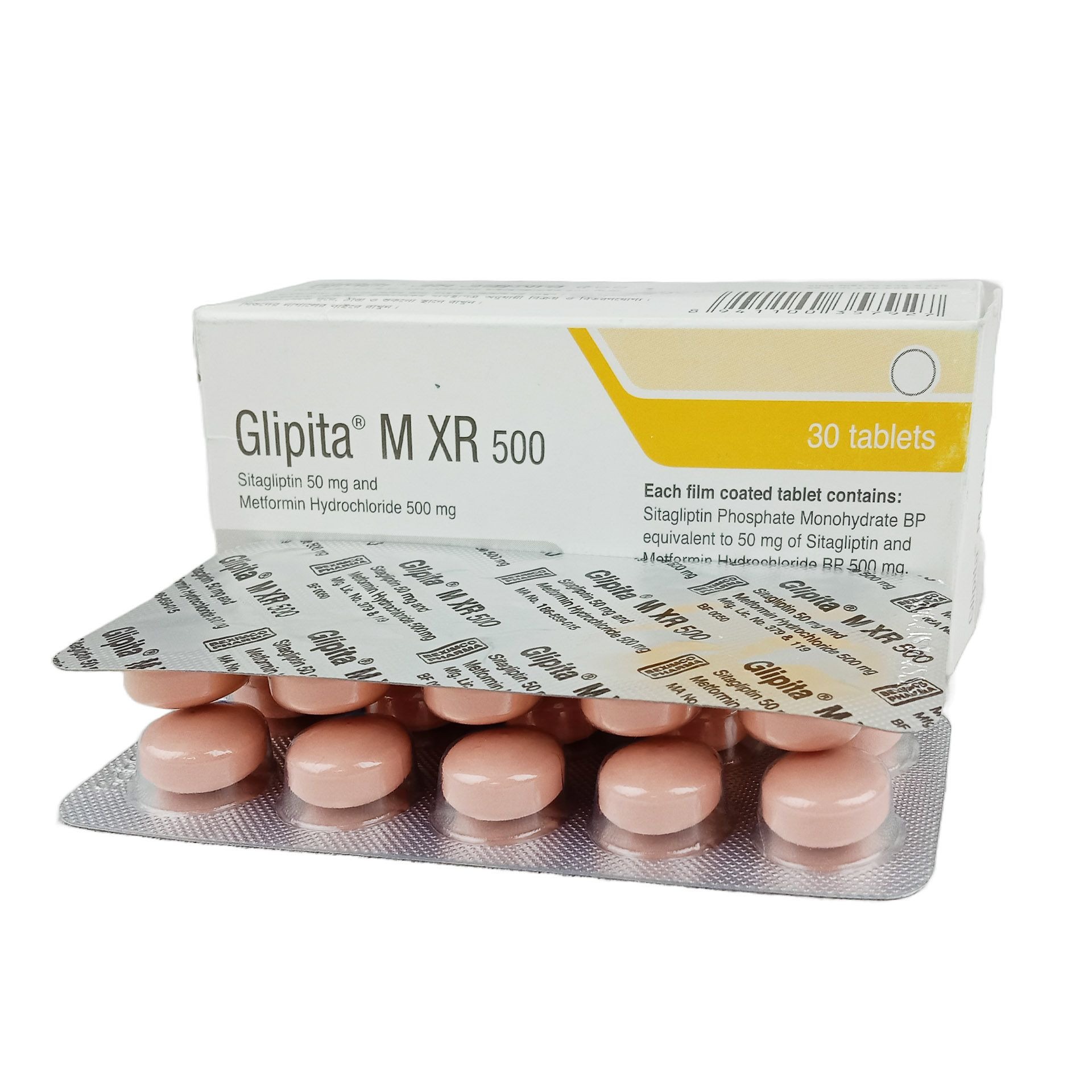 Glipita M XR (Tablet 50 mg+500 mg)