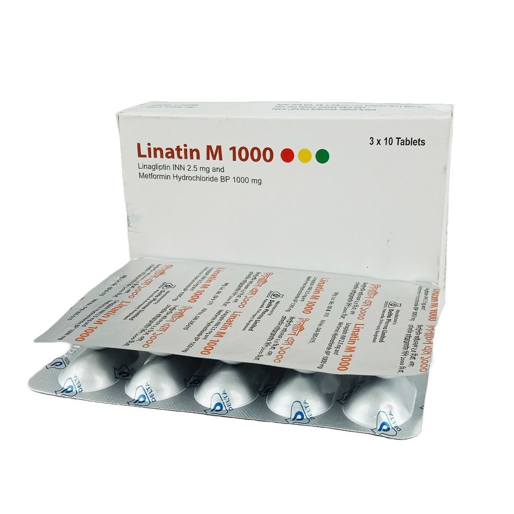 Linatin M (Tablet 2.5 mg+1000 mg)