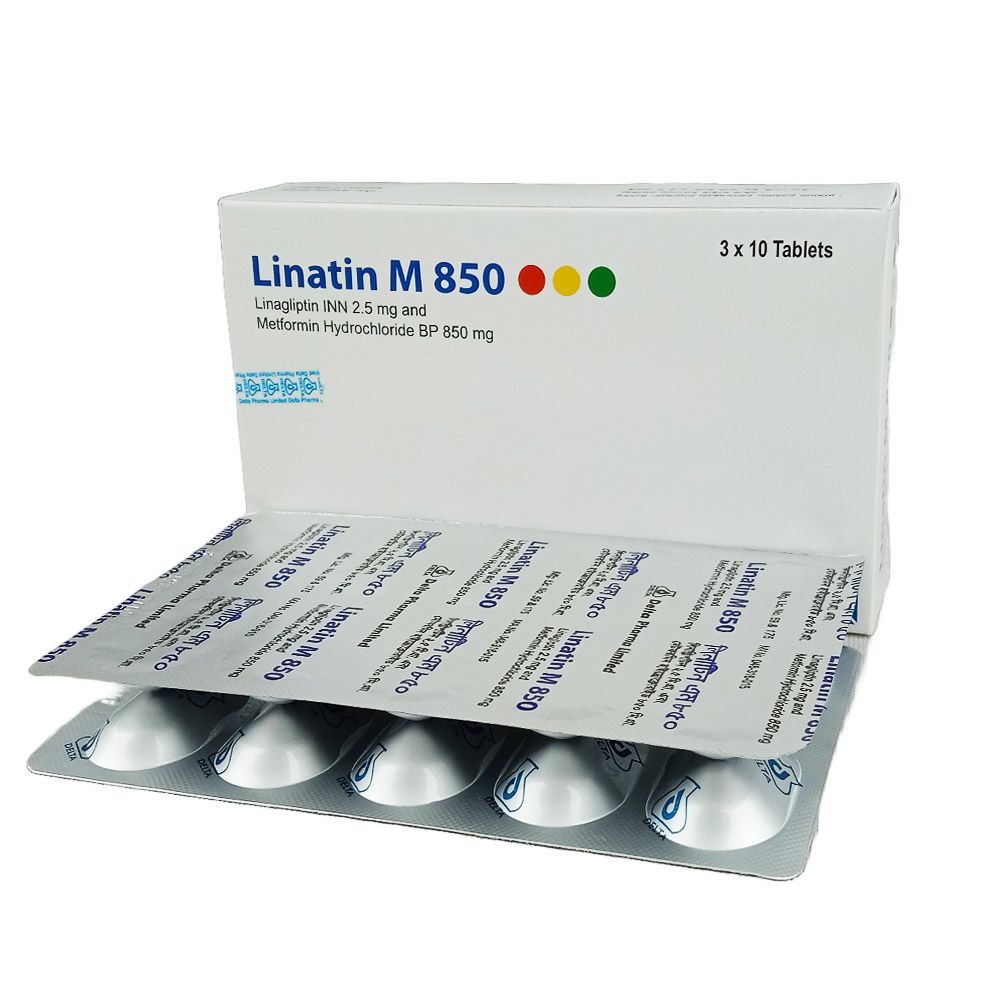Linatin M (Tablet 2.5 mg+850 mg)