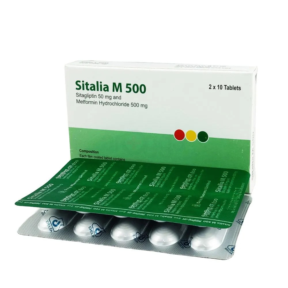 Sitalia M Tablet (50 mg+500 mg)