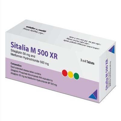 Sitalia M XR (Tablet  50 mg+500 mg)