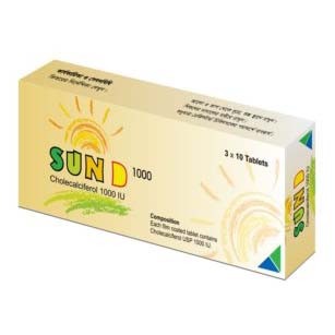 Sun D (Capsule 1000 IU)